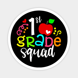 1st First Grade Squad Back To School Teacher Magnet